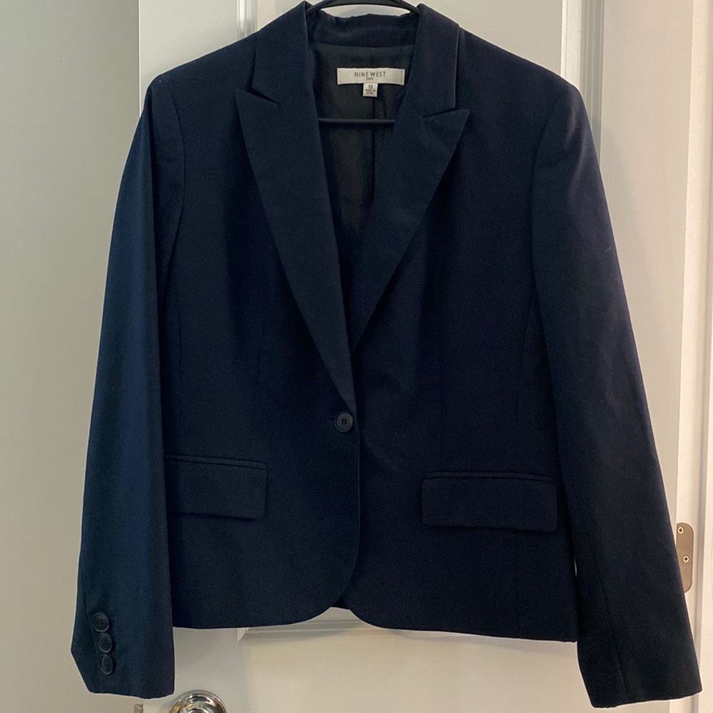 Navy Nine West Blazer